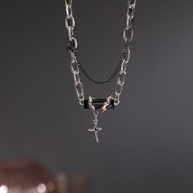 Anti Tarnish Stainless Steel Locket Neck Chain for Men | Stylish Pendant Necklace | Jewellery Accessories for Boys | Minimal Jewelry |