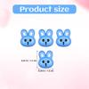 12 Pcs Colorful Buttons for Crafts Cartoon Resin Bunny Supply Fastener Accessory DIY Sewing Scrapbooking Accessories New