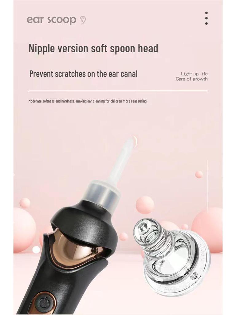Luminous Electric Earwax Removal Set for Adults and Children