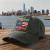Unisex 250 Years Anniversary Baseball Cap with Vintage Washed Finish and Embroidered We The People Print Adjustable Fit