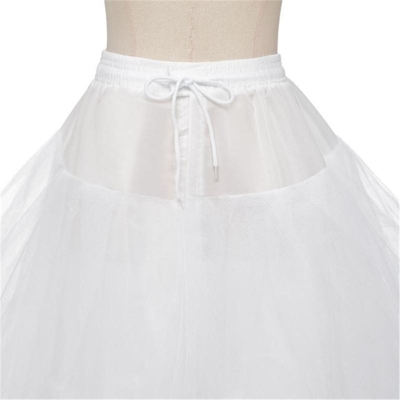 Hochzeitskleid Unterrock mit strukturierten Tüllschichten Atmungsaktiver A-Linien Unterrock für Brautkleider Knochenloser Petticoat 95cm