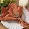 Cross-border Hot Sale Modern Square Cotton Cloth Napkin Kitchen Hotel Folded Birthday Wedding Party Table Decoration