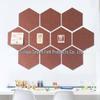 Hexagonal Colored Felt Boards: Sound-Absorbing, Adhesive Wall Decor for Photos and Messages