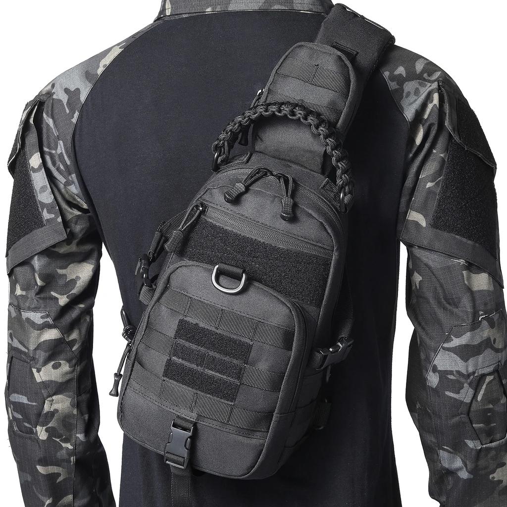 Multi Functional Outdoor Chest Bag, Sports Cycling, Hiking, Portable and Wear-Resistant Crossbody Bag