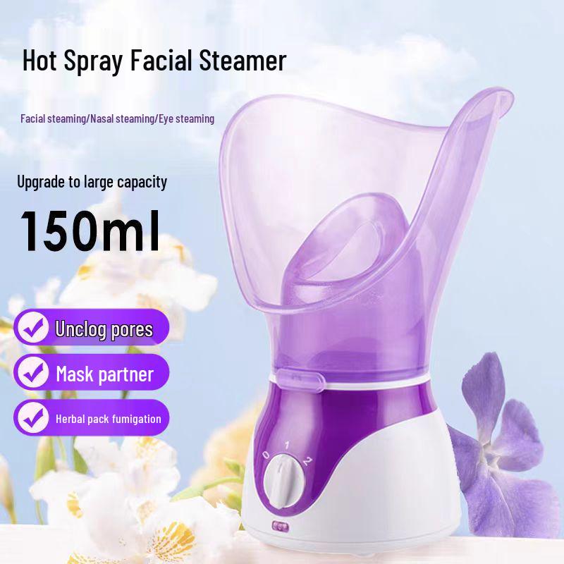 Multifunktionaler 3-in-1 Gesichtsbedampfer: Hydrierendes Schönheitsgerät & Nasenbefeuchter