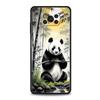 Baby Panda Phone Case Cover  for Xiaomi Poco F7 Ultra F6 F5 F4 F3 X6 X5 X4 X3 NFC C51 C55 M4 GT 5G Soft TPU Shell Fundas Capas