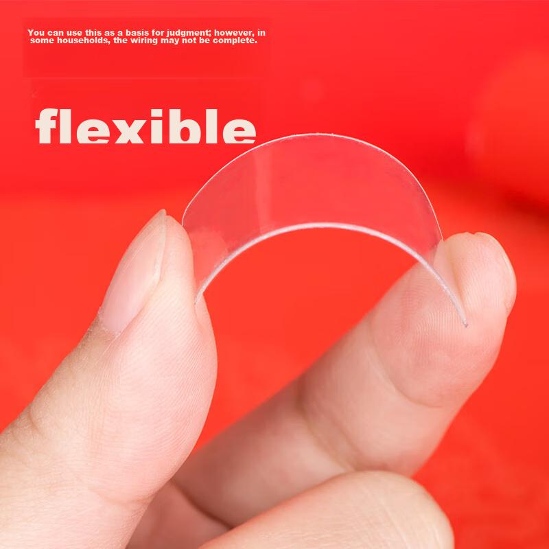 Double-Sided Tape, Transparent Adhesive for Couplets, Home Use Self-Adhesive Stickers for Fu Characters, Wedding Posters, 1 Box Contains 60 Pieces