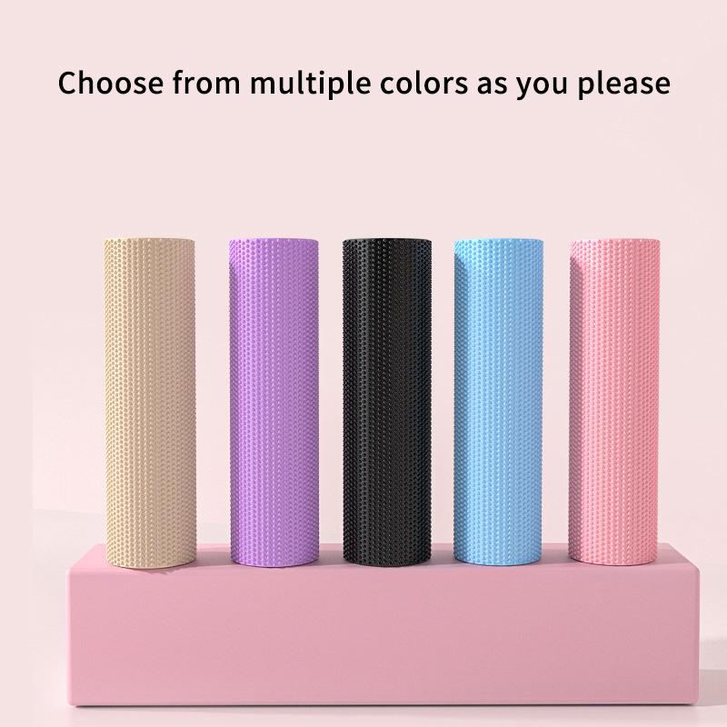 High Density EVA Foam Roller with Textured Bumps Deep Tissue Massage for Home Gym Yoga Post Workout Muscle Soreness Relief