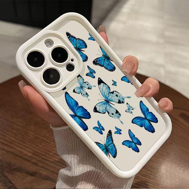 

Butterfly iPhone Case for Models 11-16 Pro Max, Japanese & Korean Style iPhone 11 ProMax