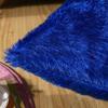 Long Plush Solid Color Glitter Velvet Throw Pillow Cushion Pillowcase