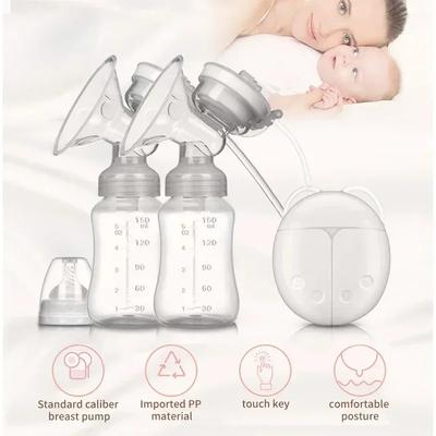 Dual Electric Breast Pump, Silent, Portable USB Electric Breast Pump, Hands-free Automatic No Milking, Breast Massage Feeding