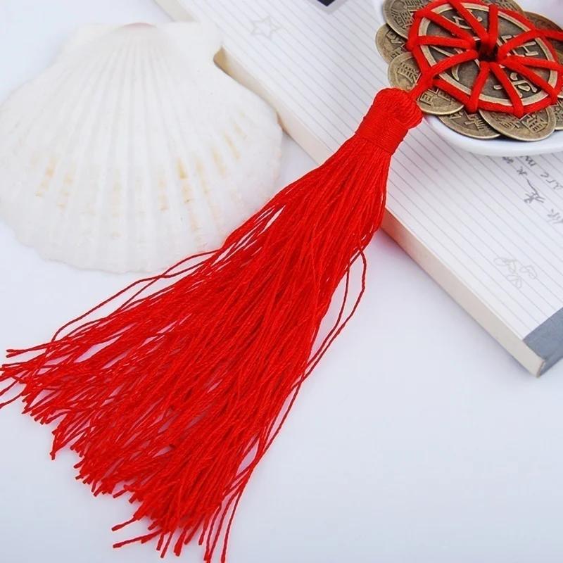 Feng Shui Mystic Knot Chinese Lucky Coins Cures Home Career Health Wealth Room Decor Wall Hanging Decoration Home Supplies