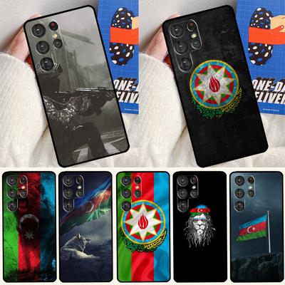 Azerbaijan Flag Soft Case For Samsung Galaxy S25 Ultra S9 S10 S20 FE S21 S22 S23 Plus S24 Ultra Funda Cover