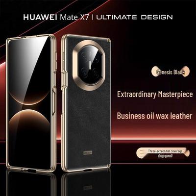 HUAWEI Mate X7 Business Leder Magnetische Faltbare Handyhülle