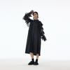 2026 Summer Japanese Retro Dark Pleated Sleeveless Dress – Slimming, Individual, Long