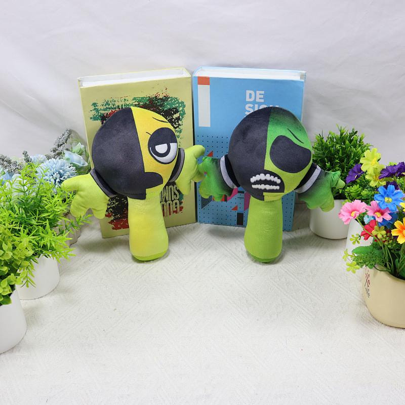 Tea Green Sprunki Plush Toys Cartoon Stuffed Doll Game Peripheral Gift Kids