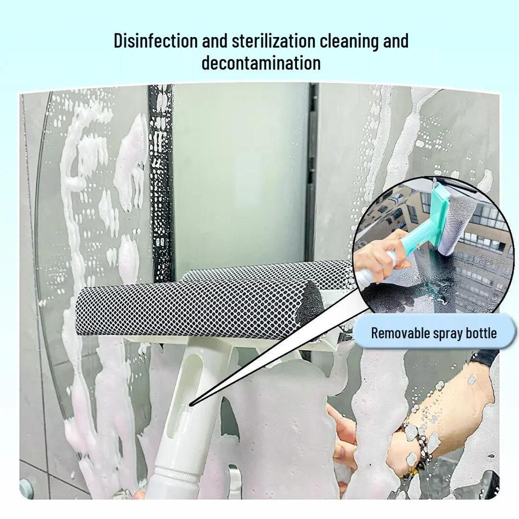 Multifunkční 3v1 Stěrka na čištění skla pro okna