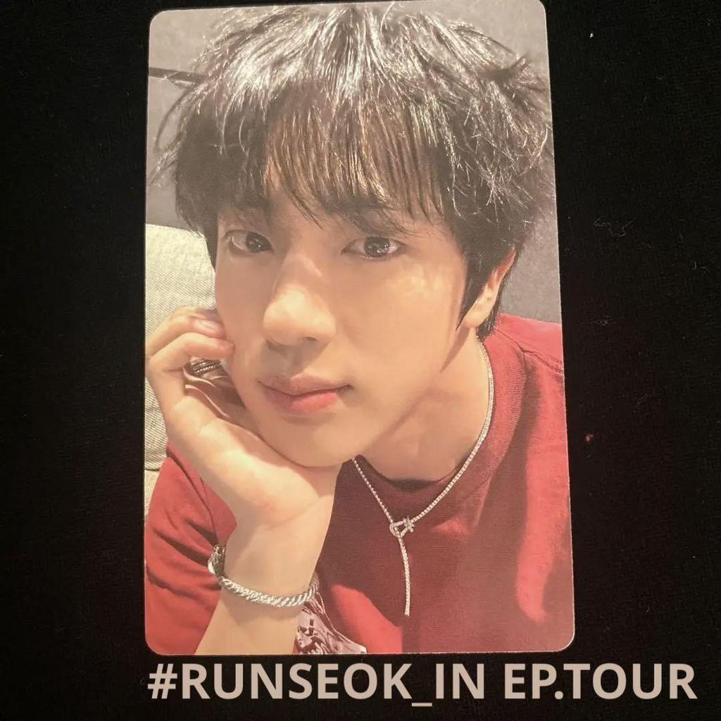 [USED] RUNSEOK_IN EP.TOUR BTS JIN Venue-exclusive bonus trading card