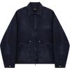 We11done Wide Collar Single-Breasted Long Sleeve Shirt Men shirts WD-DJ2-25-316-M-BL