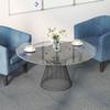 Grey Carpet Tile with Stripes 50 x 50 cm 4 pcs