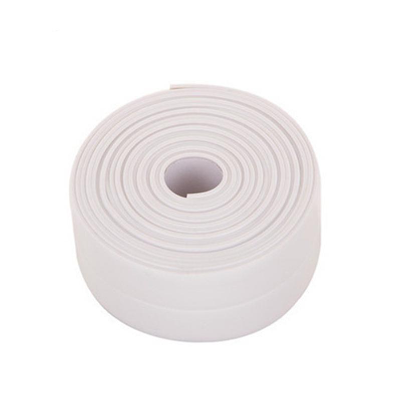 

Наклейка на раковину для кухни в ванной, уплотнительная лента для ванны, самоклеящаяся водонепроницаемая маслянистая наклейка на край унитаза 3.8cm&3.2M белый