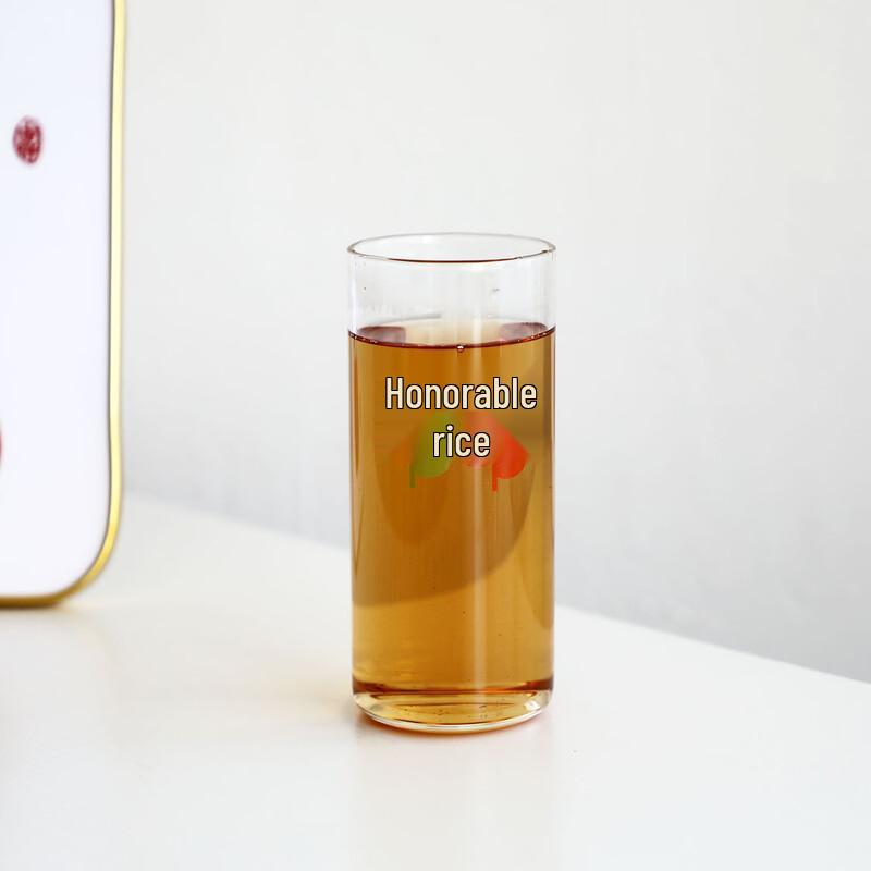 

OLOEY Creative Glass Water Cup with Small Flower Design