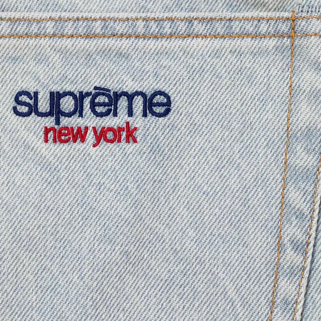 Supreme Baggy Jeans (26SS) Hell gewaschener Indigo