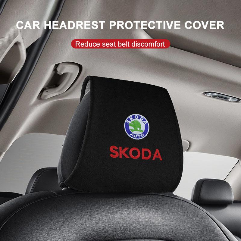 1 dona Avtomobil oʻrindiq orqa bosh suyanchiq yostigʻi chang oʻtkazmaydigan qopqogʻi Skoda Octavia 1 2 3 A4 A5 MK2 Fabia Kamiq Kapoq Kodiaq Rapid SCALA uchun