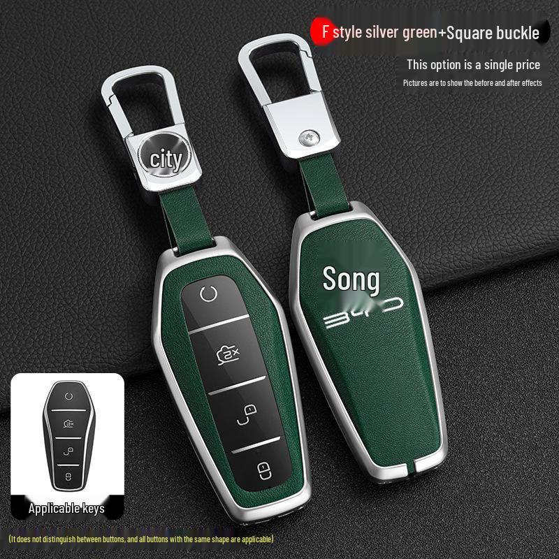 BYD Song Tang Max G5 Surui E5 Sirui G6 Qin Car Metal Key Case - Creative Shell Buckle for Old Models