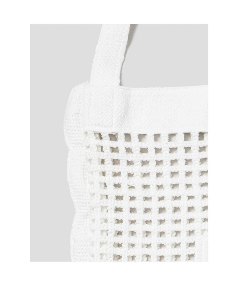 8seconds Scallop Crochet Bag Ivory