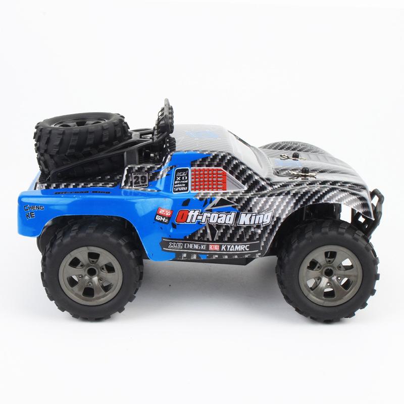 1:18 Scale 2.4G RC Short Course Truck, 18km/h High Speed Off-Road Toy Car With Spare Tire & Stylish Remote, For Kids Indoor Outdoor Play