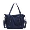 Denim Tote Bag Women's Large Capacity Commuting Shoulder Bag Crossbody Bag