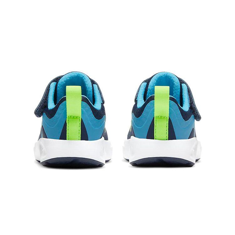 Nike Wearallday Slip Resistant Cushioning Abrasion Resistant Low top Toddler Shoes Blue Green Infant And Toddler CJ3818-400