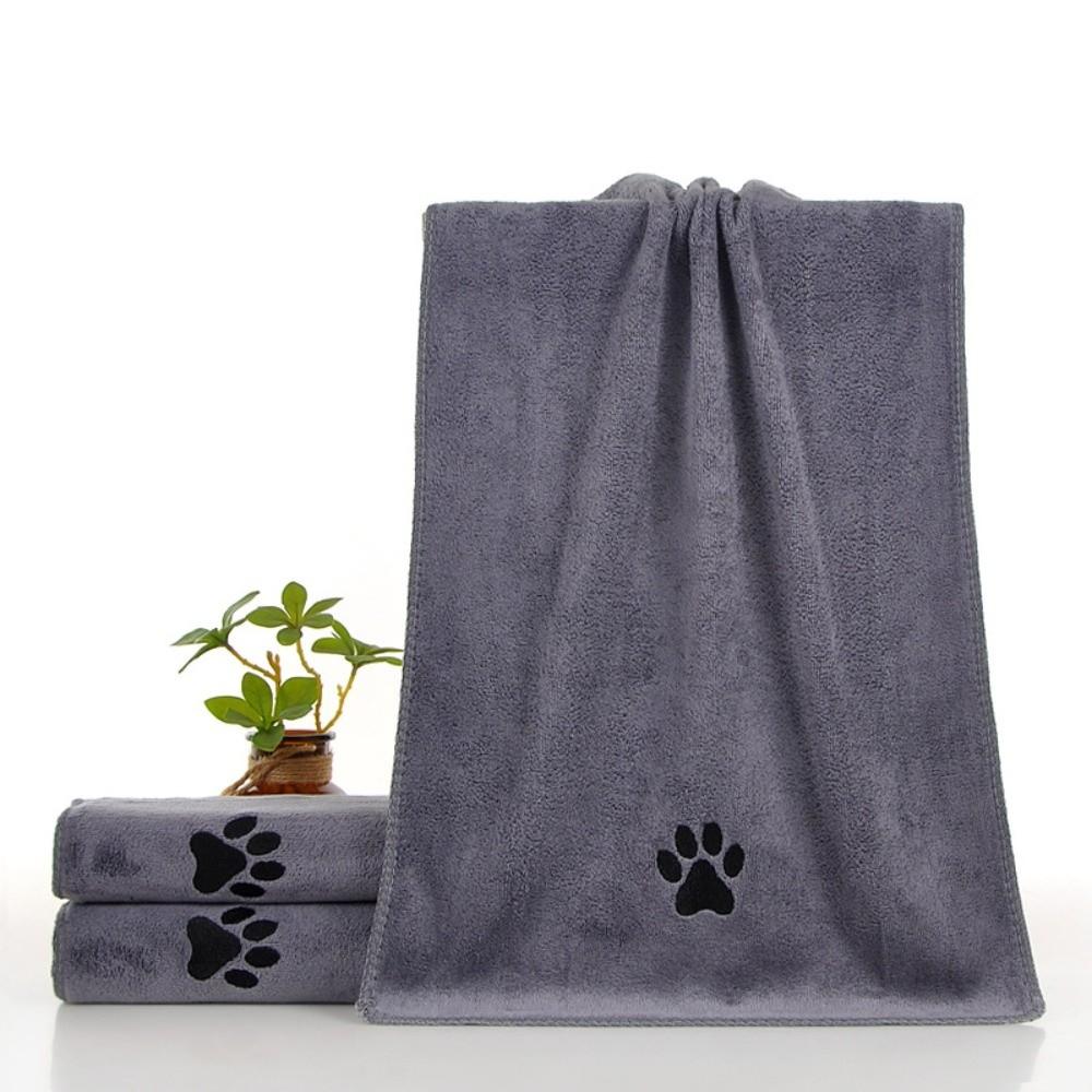 75cm/100cm Pet Grooming Towel Highly Absorbent Pet Cloth Breathable Dog Towels Drying Dogs