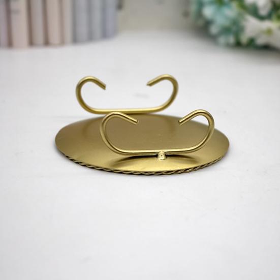 Goldener Kerzenständer, Hochzeits-Requisiten, Party-Requisiten, kreativ