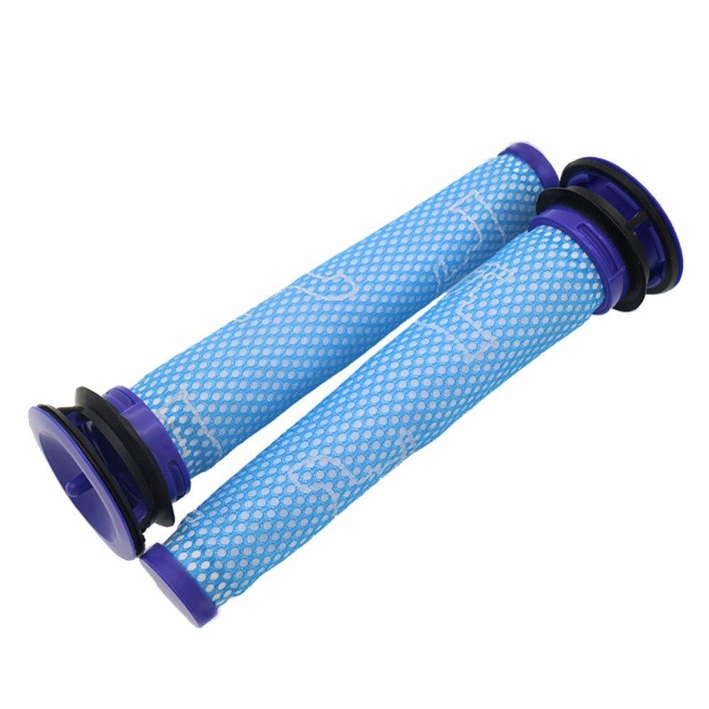 2 st För Motor Tvättbart Motorhuvud HEPA-filter för Dyson V6 V7 V8 DC62 DC61 DC58 DC59 DC74 # 965661-01 Dammsugardelar