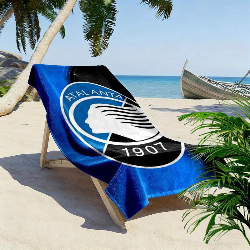 Asciugamano da Spiaggia Stampa Atalanta, Asciugamano Grande Morbido Asciugatura Rapida per Spiaggia Campeggio Nuoto