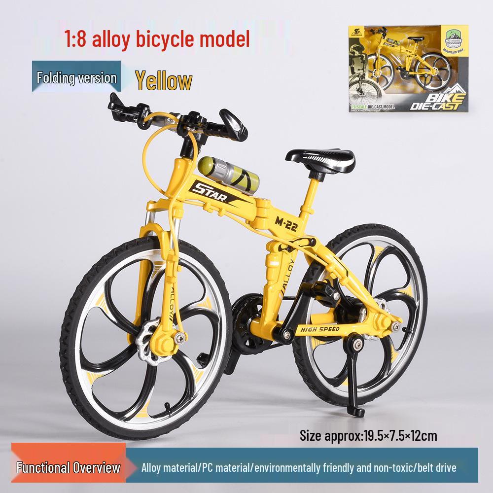 

1:8 Сплав Миниатюрный Игрушечный Велосипед - Креативная Имитационная Модель для Детей