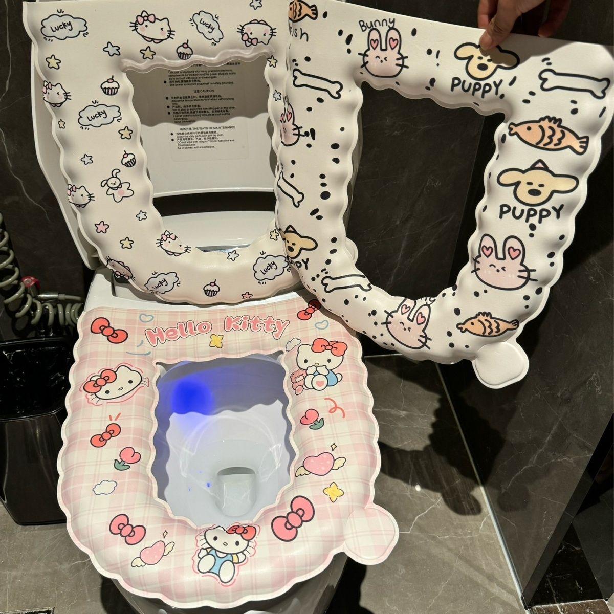 

Thickened New Toilet Seat Cushion, All Season Universal Household EVA Toilet, Cute Waterproof Adhesive, Erasable and Washable dessert