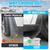 1Set Mud Flaps For Tesla Model Y   -2024 Soft Mud Flap Splash Guards Fender No Drilling Mudflap Travel Accessories