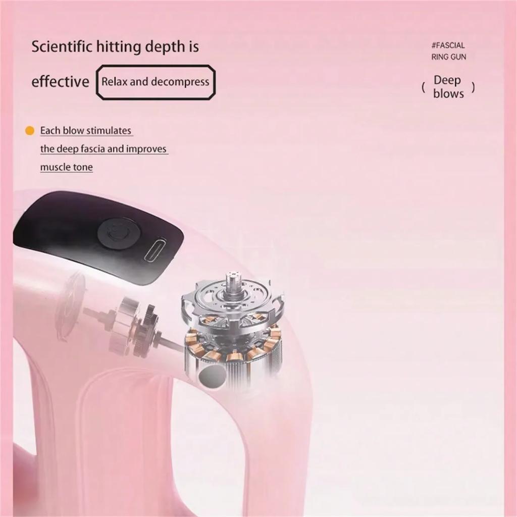 Fascia Ring Massager Professional Grade Vibration Fat Burning Machine Yoga Ring Fascia Gun Fitness Equipment Muscle Massager