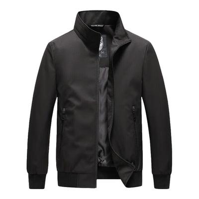 Men's Autumn Herringbone Stand-Collar Jacket