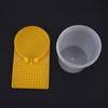 2 Pcs/Set Bee Water Feeder Adjustable Transparent Easy Installation High Strength Bee Water Dispenser for Bee