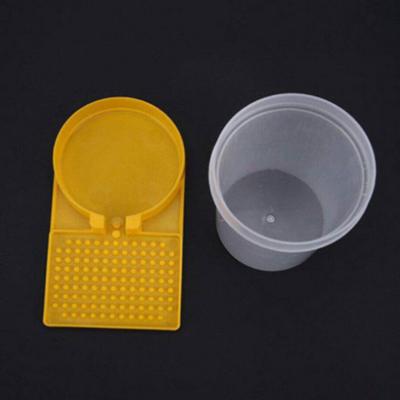 2 Pcs/Set Bee Water Feeder Adjustable Transparent Easy Installation High Strength Bee Water Dispenser for Bee
