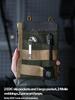 VIPERADE VE18N EDC Pocket EDC Organizer Pouch for 4 EDC Slots and 2 Zipper Pockets Multi Tool Pocket Slim EDC Wallet EDC Pocket Organizer Pouch for