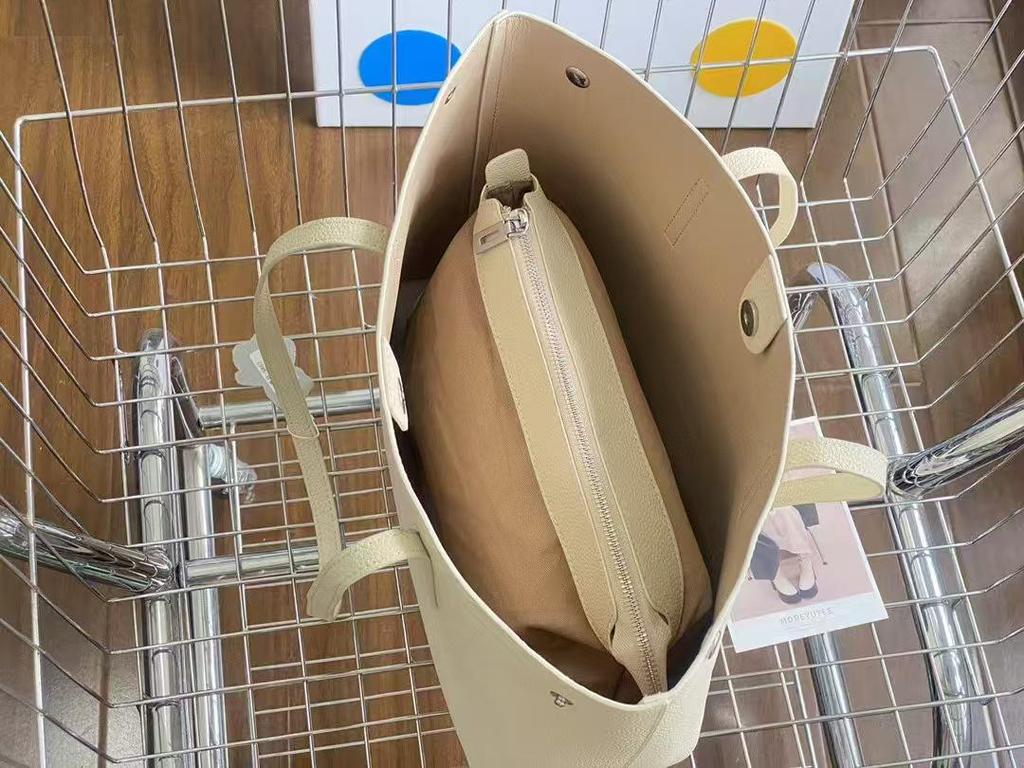 2025 High-End Genuine Leather Commuter Tote - Large Capacity Single Shoulder Women's Bag