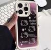 Cute Dark Purple Kitten Suitable for Iphone17pro Mobile Phone Case Apple 15/14 Cartoon 13promax New 16