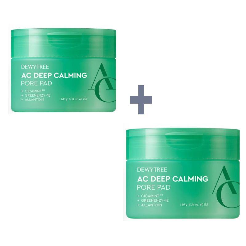 

Dewytree AC Deep Calming Pore Pads – 180g / 60 Pads × 2 Packs