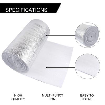 10m X 0,5m X 3mm Reflektierende Folie Aluminiumfolie Heizungsisolierung Nagelneu