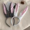 Christmas Rabbit Long Ear Headband For Women Cosplay Bunny Girl Cute And Funny Headband Accessory